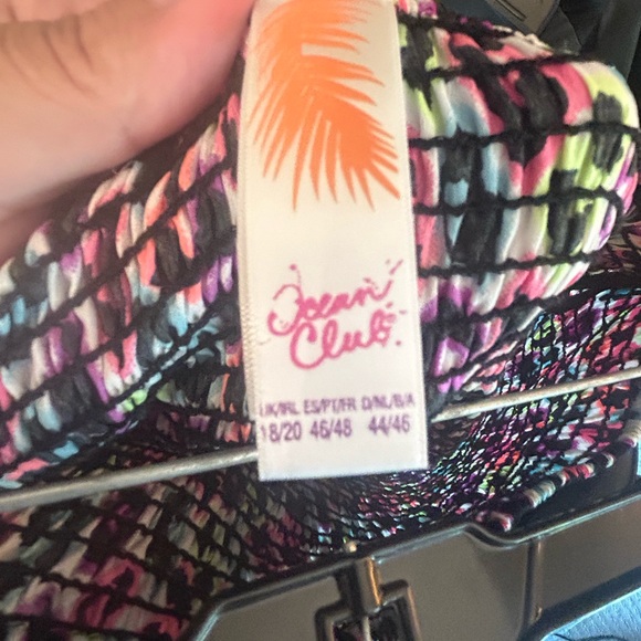 Tube tope sundress multicolor neon cheetah print size 18/20 - Picture 6 of 7